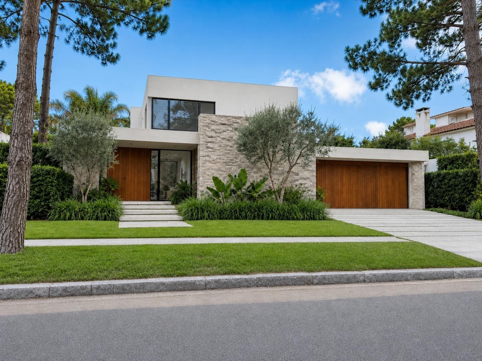 Front of the advertised house